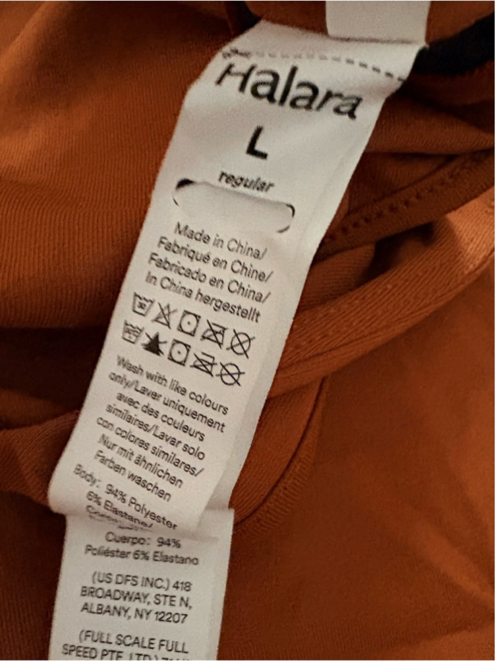 Halara U-Back Sleeveless Wide Leg Casual Jumpsuit Size L Regular Terracotta NWOT - Picture 8 of 13